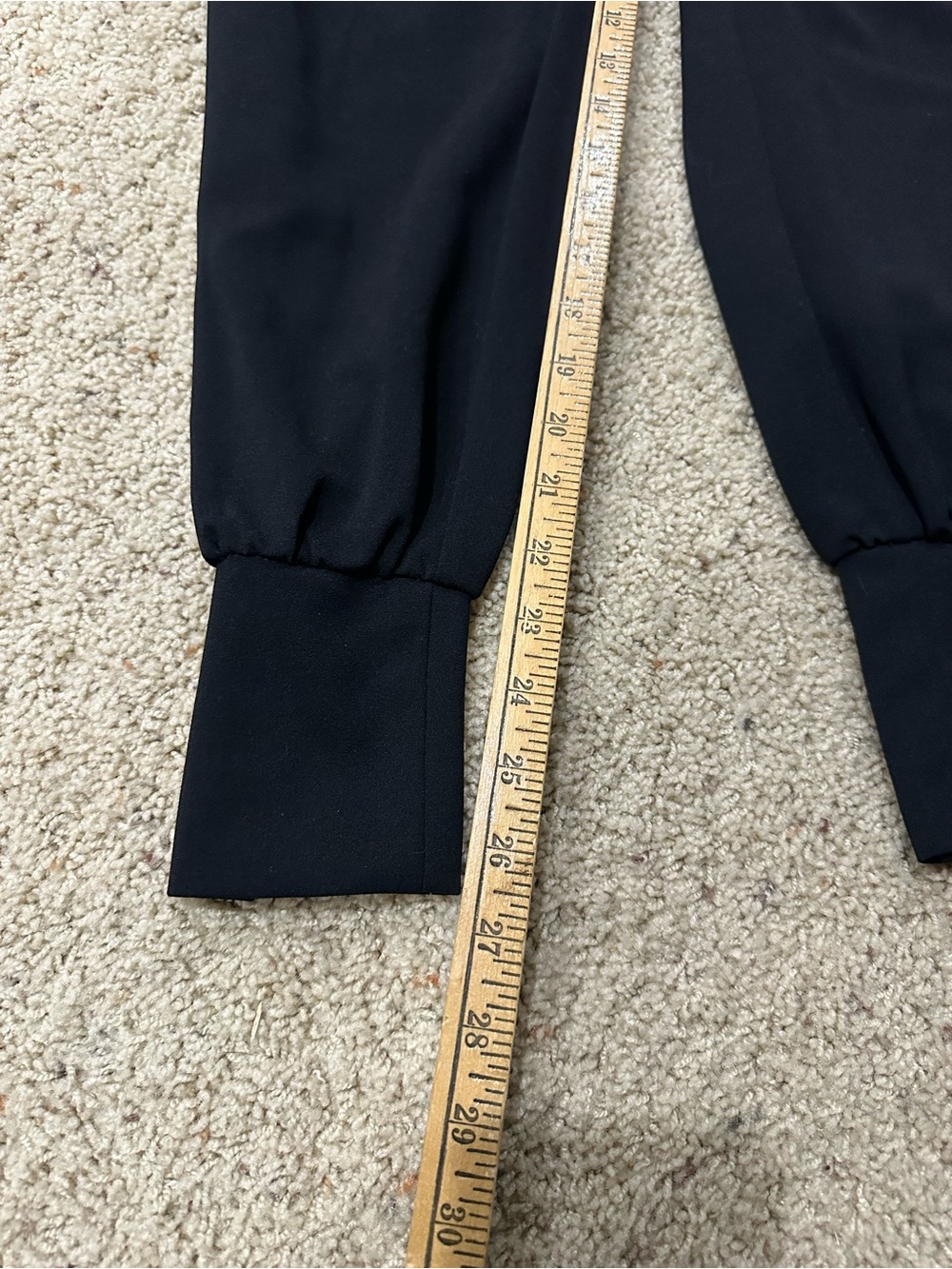 Grace Karin Black Tie Waist Jogger Pants Size Medium - Picture 2 of 5